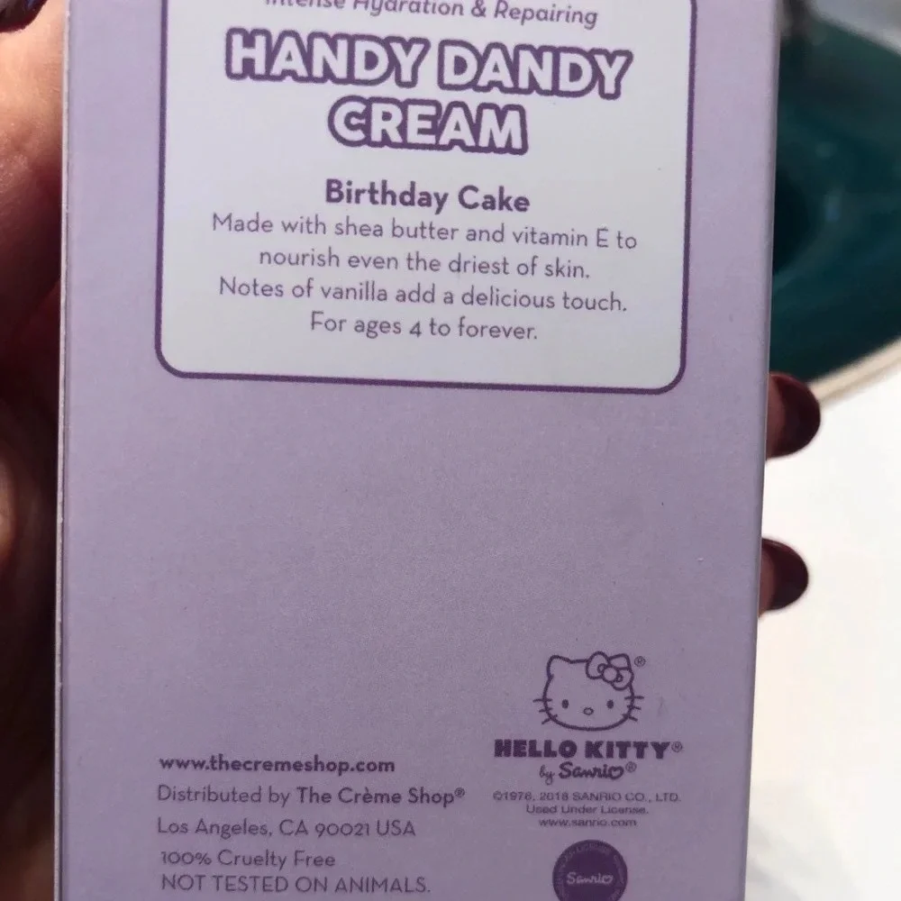 NIB HELLO KITTY HAND CREAM